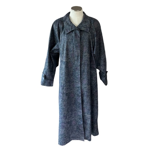 Vintage London Fog Trench Lined Long Coat Size 16 Regular - Picture 2 of 10